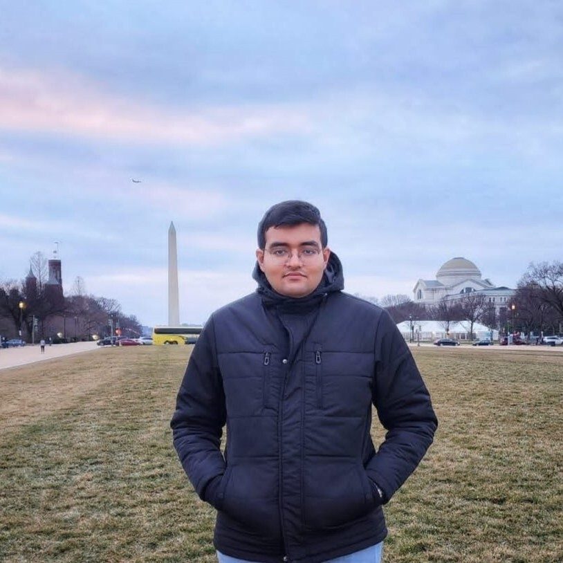 Pratinav Seth in Washington D.C. for the AAAI Undergraduate Consortium 2023